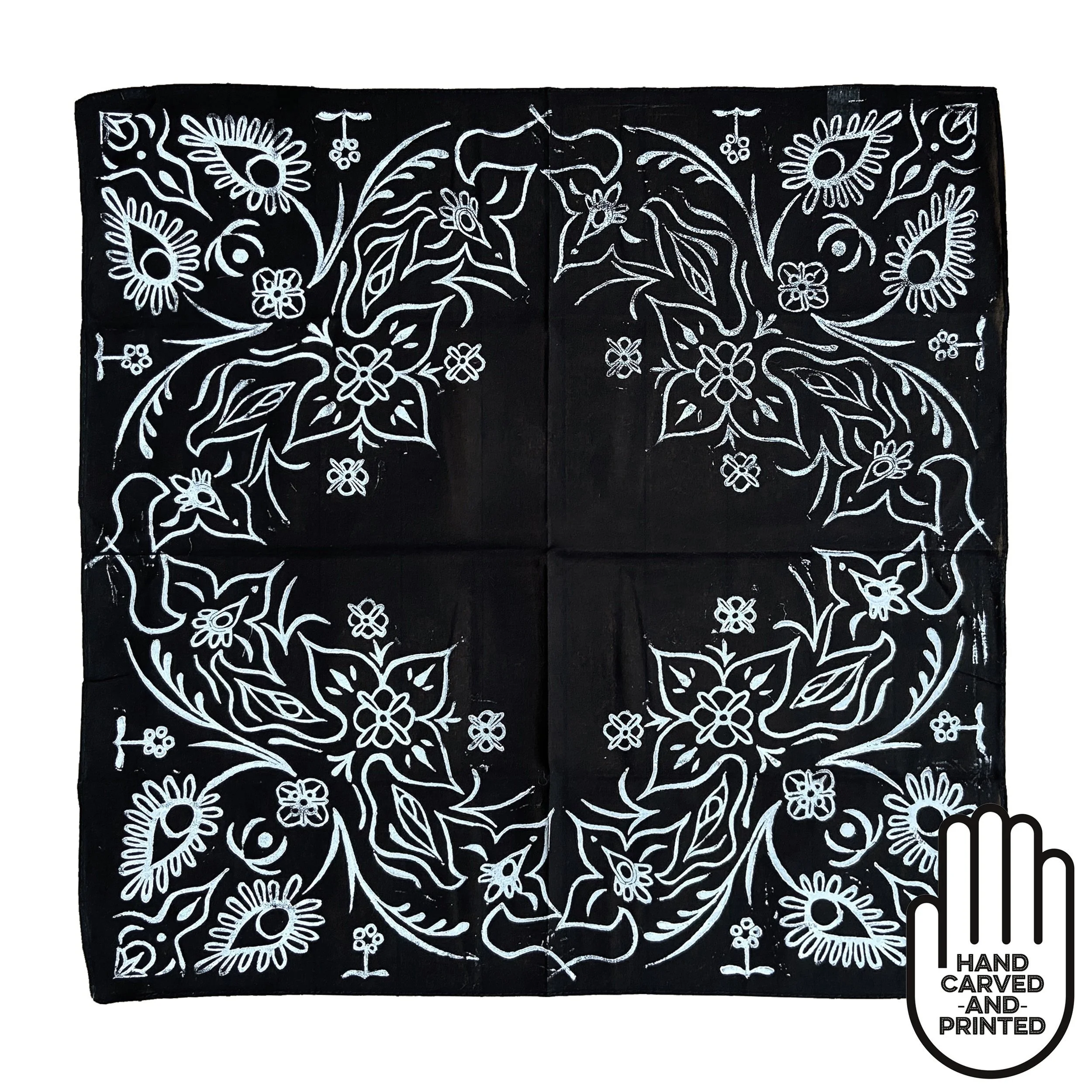 Hand-Printed No Shortcuts Bandana (+Download) — .